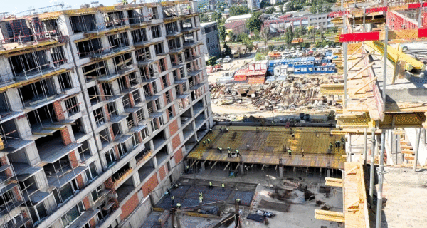 Masonry and Structural works, SilK District, Phase 3, Calea Chișinăului, Iasi